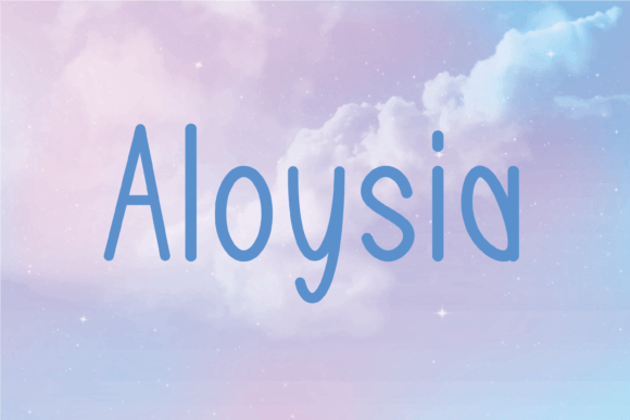 Aloysia Font: A Friendly Handwritten Typeface for Web Design