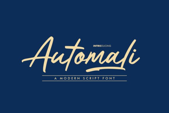 Automali Font Review: Modern Script for Elegant Branding