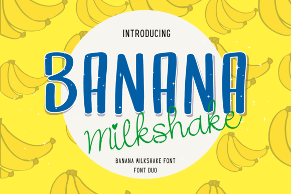 Banana Milkshake: A Fresh Font Duo for Modern Web Design Projects