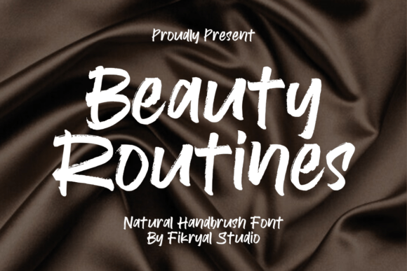 Beauty Routines: A Handcrafted Script Font for Elegant Web Typography