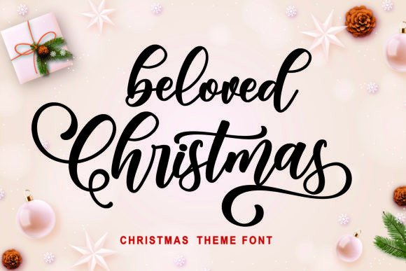 Beloved Christmas Font: A Web Designer’s Take on Elegant Typography for Digital Brands