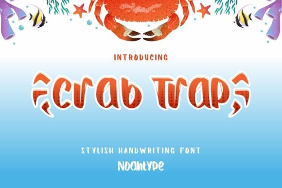 Crab Trap Font: A Playful Script Amp for Small Business Branding