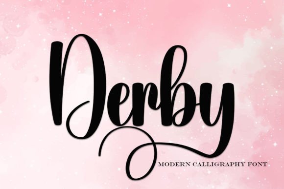 Derby: A Handwritten Font That Adds Elegance to Your Craft Projects