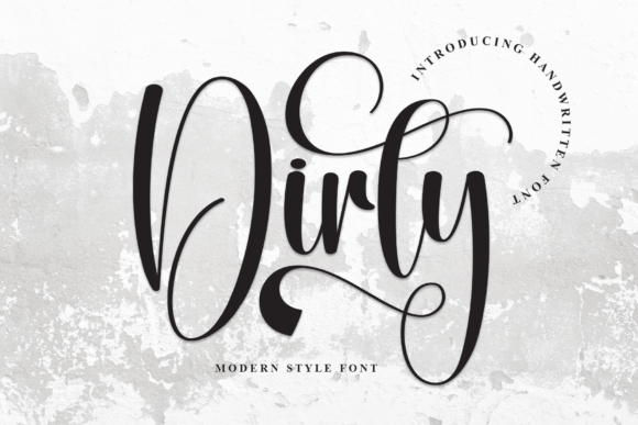 Dirty Font Review: A Stylish Script for Web Designers