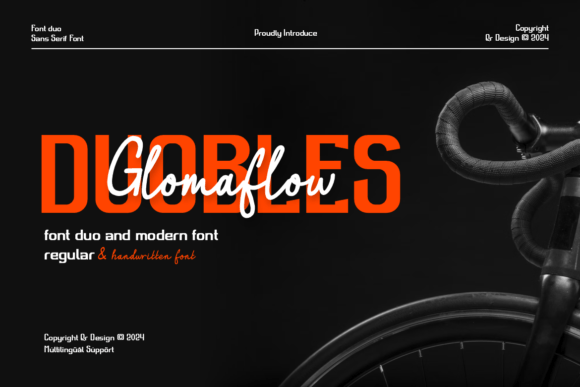 Duobles Glomaflow Font: A Minimal Sans Serif for Web