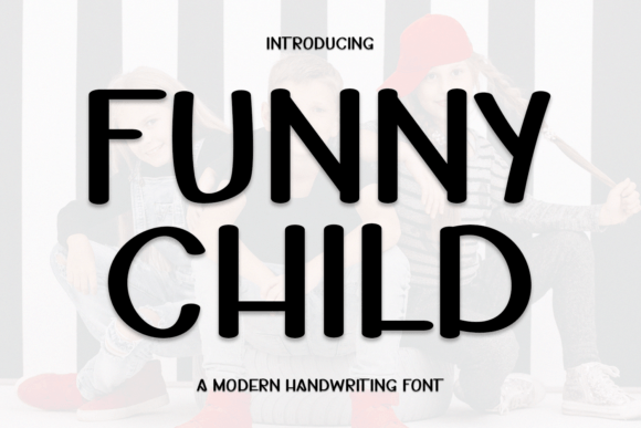 Funny Chlid Font: Playful Handwriting for Craft Projects