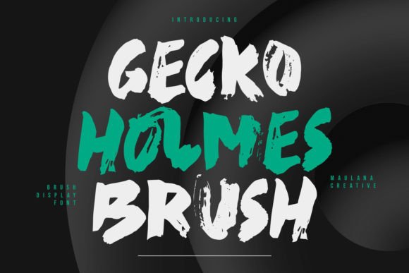 Gecko Holmes: A Handwritten Brush Font That Elevates Web Typography