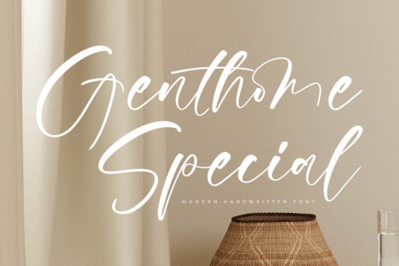 Genthome Special Font: Elegant Script for Web Design