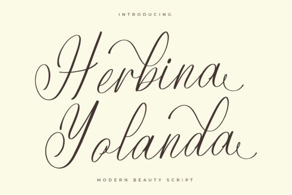 Herbina Yolanda Font Review: A Modern Beauty Script for Branding