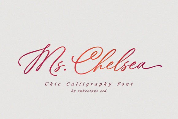 Ms. Chelsea Font: Chic Calligraphy for Web Design