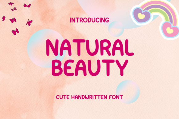Natural Beauty Font: A Handwritten Choice for Editorial Design