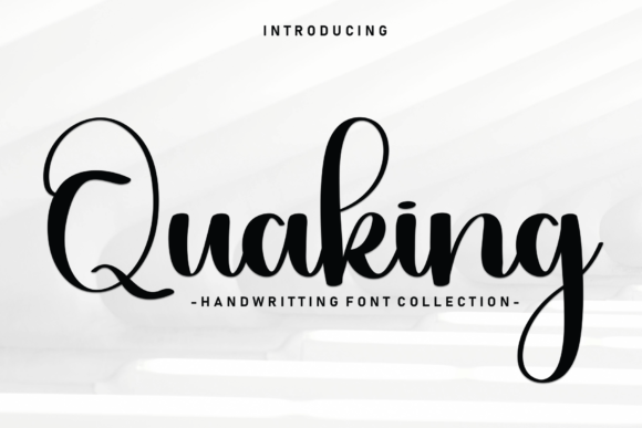 Quaking Font Review: Elegant Handwritten Type for Editorial Design