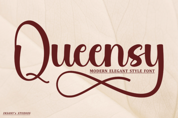 Queensy Font: Elevating Campaign Visuals with Elegant Script