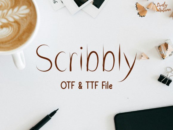 Scribbly Font: Cute Handwritten Type for Marketing