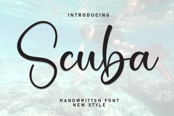 Scuba Font Review: A Handwritten Typeface for Modern Branding