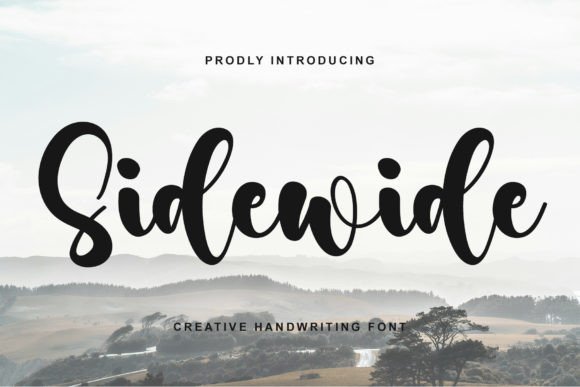 Sidewide: A Handwritten Typeface That Elevates Digital Branding
