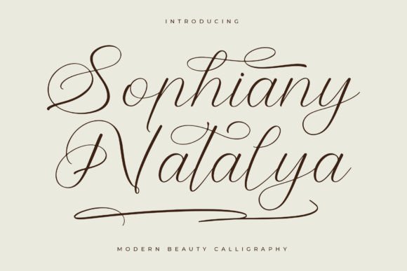 Sophiany Natalya Font: Elevating Small Business Branding