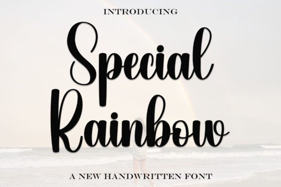 Special Rainbow Font: Elegant Branding for Small Business