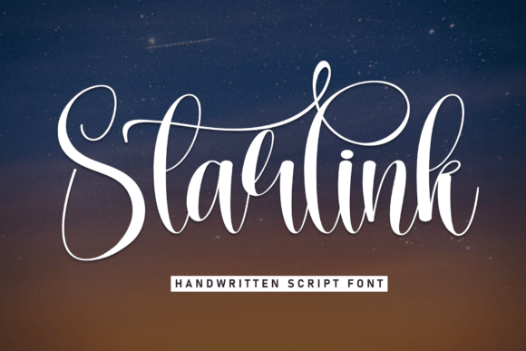 Starlink Font: A Handwritten Typeface for Editorial Design