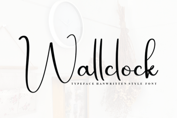 Wallclock Font: Elevate Your Brand with Elegant Script Typography