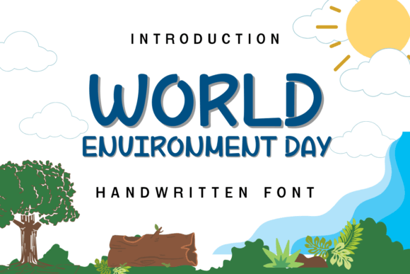 World Environment Day Font for Editorial Design